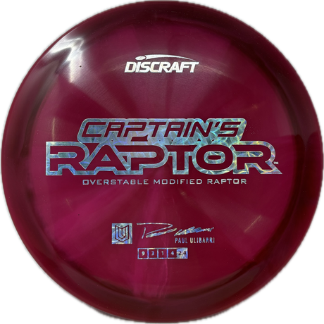 Captain's Raptor (B)-Discraft-Foundation Disc Golf
