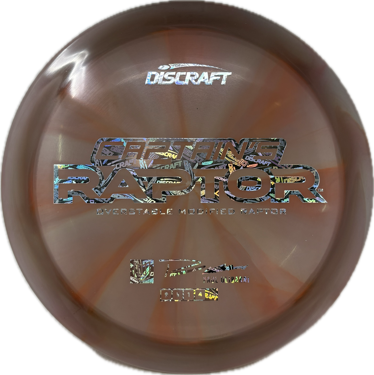 Captain's Raptor (B)-Discraft-Foundation Disc Golf