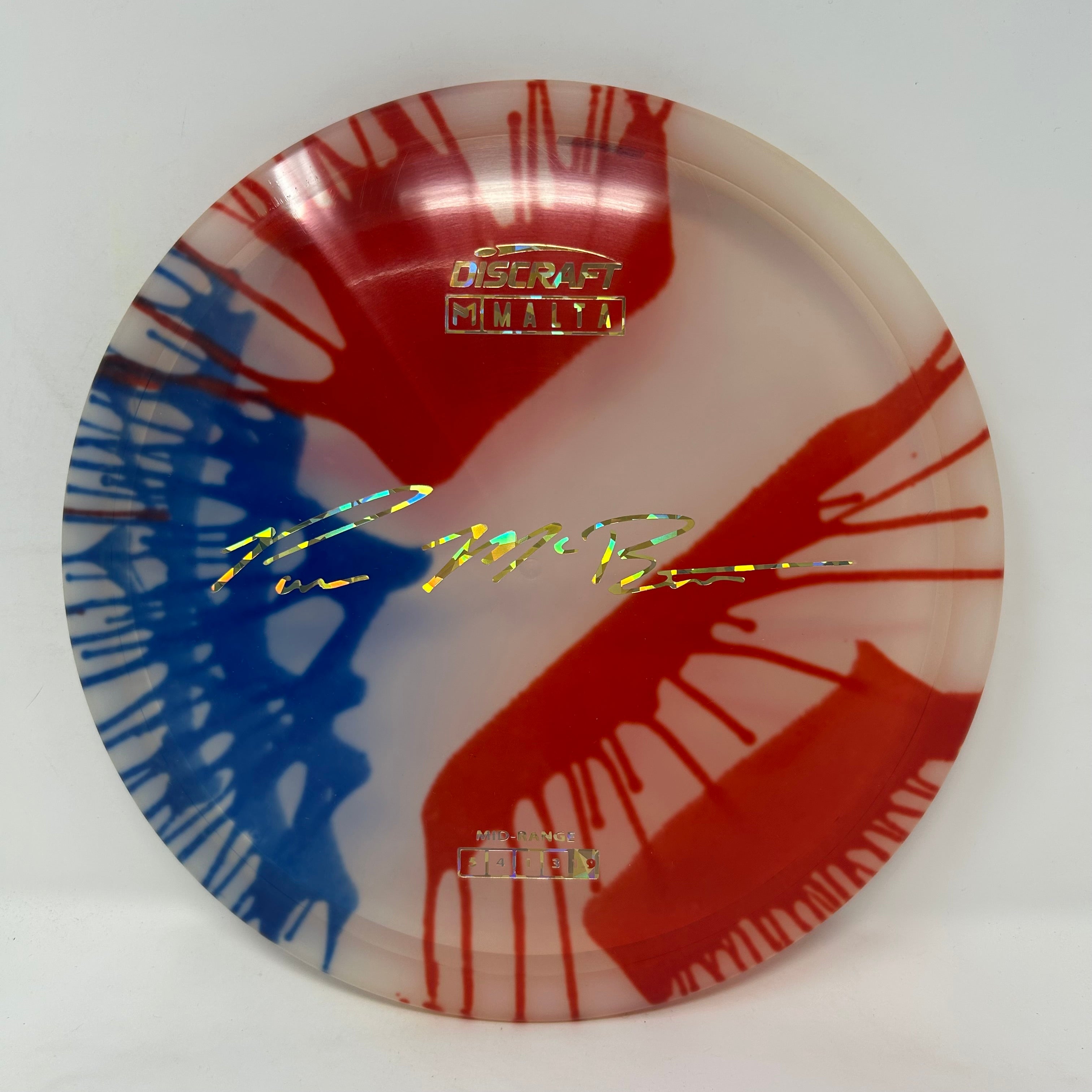 Paul McBeth Discraft Malta | Overstable Disc Golf Mid Range