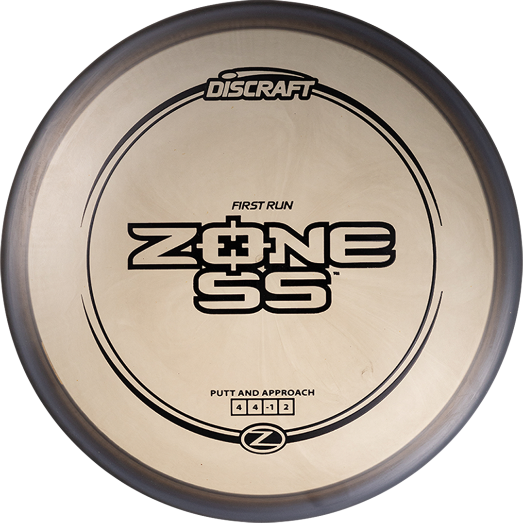 Discraft Zone SS Black Putt and Approach Foundation Disc Golf