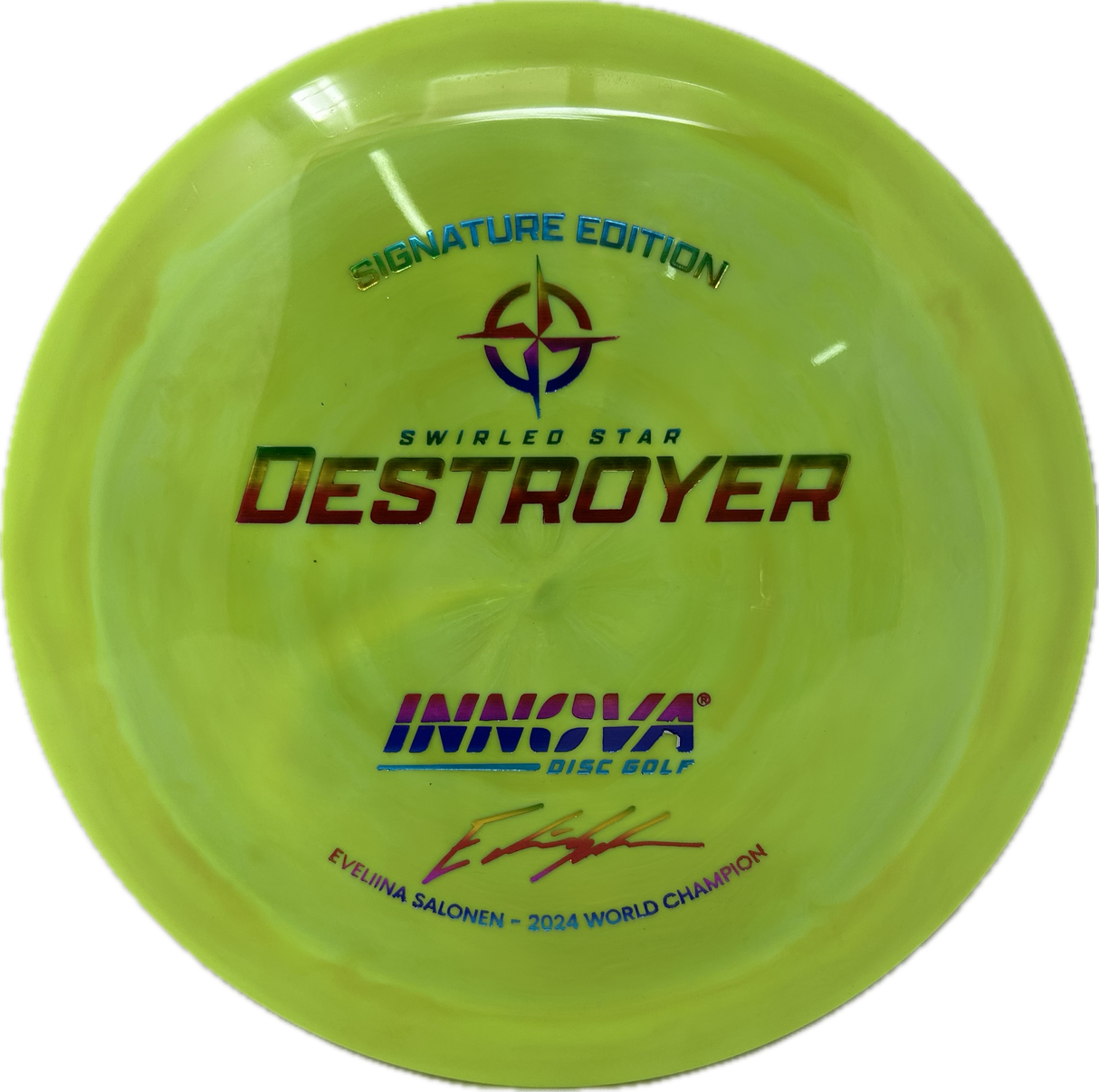 Eveliina Salonen Signature Edition Swirled Star Destroyer-Innova-Foundation Disc Golf