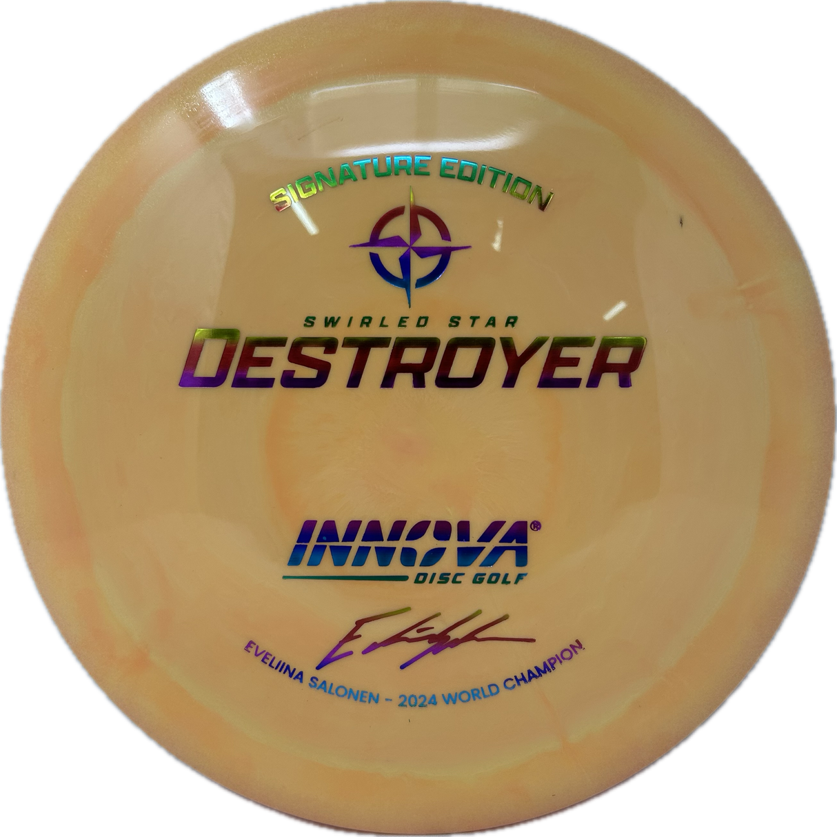 Eveliina Salonen Signature Edition Swirled Star Destroyer-Innova-Foundation Disc Golf