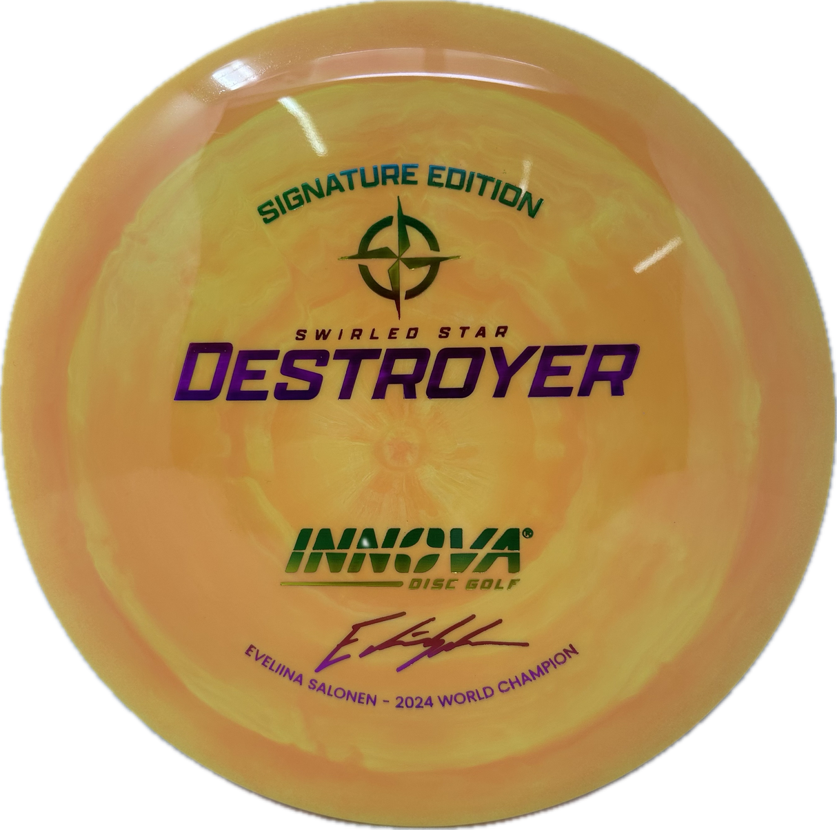 Eveliina Salonen Signature Edition Swirled Star Destroyer-Innova-Foundation Disc Golf
