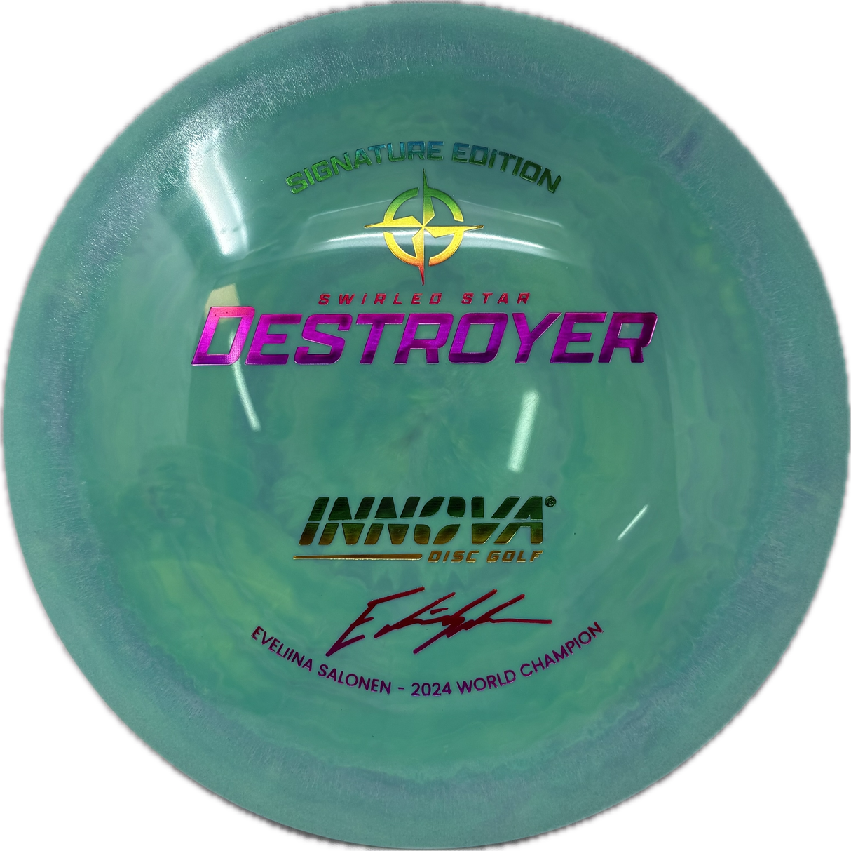 Eveliina Salonen Signature Edition Swirled Star Destroyer-Innova-Foundation Disc Golf
