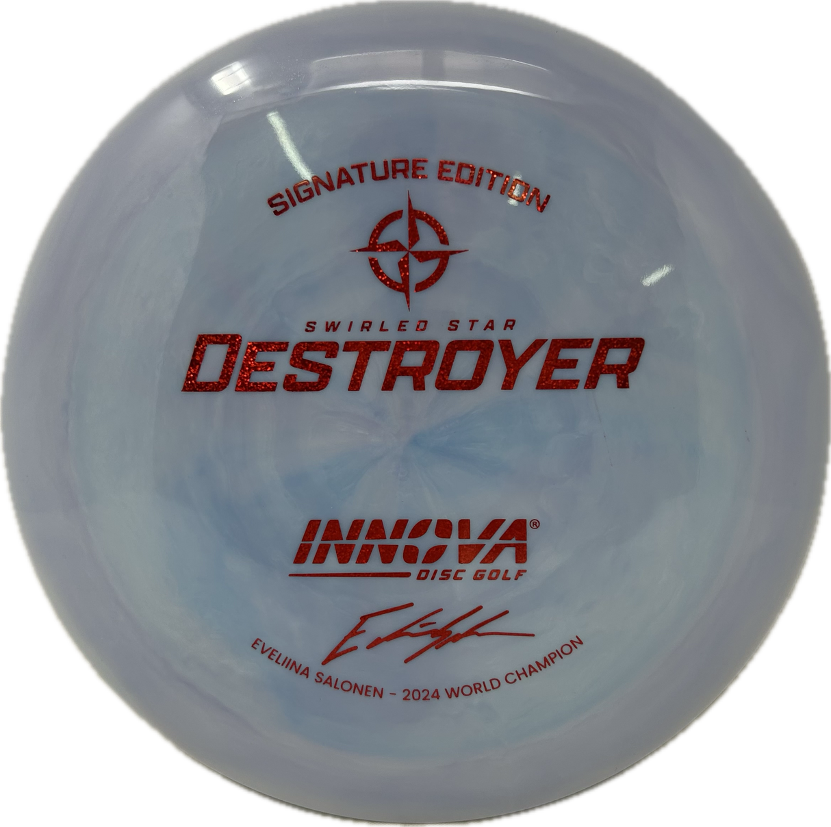 Eveliina Salonen Signature Edition Swirled Star Destroyer-Innova-Foundation Disc Golf