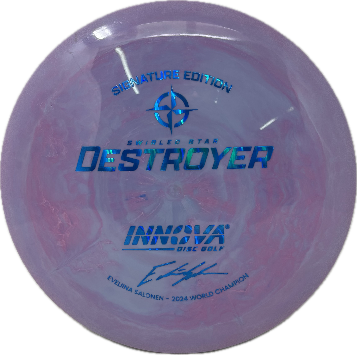 Eveliina Salonen Signature Edition Swirled Star Destroyer-Innova-Foundation Disc Golf