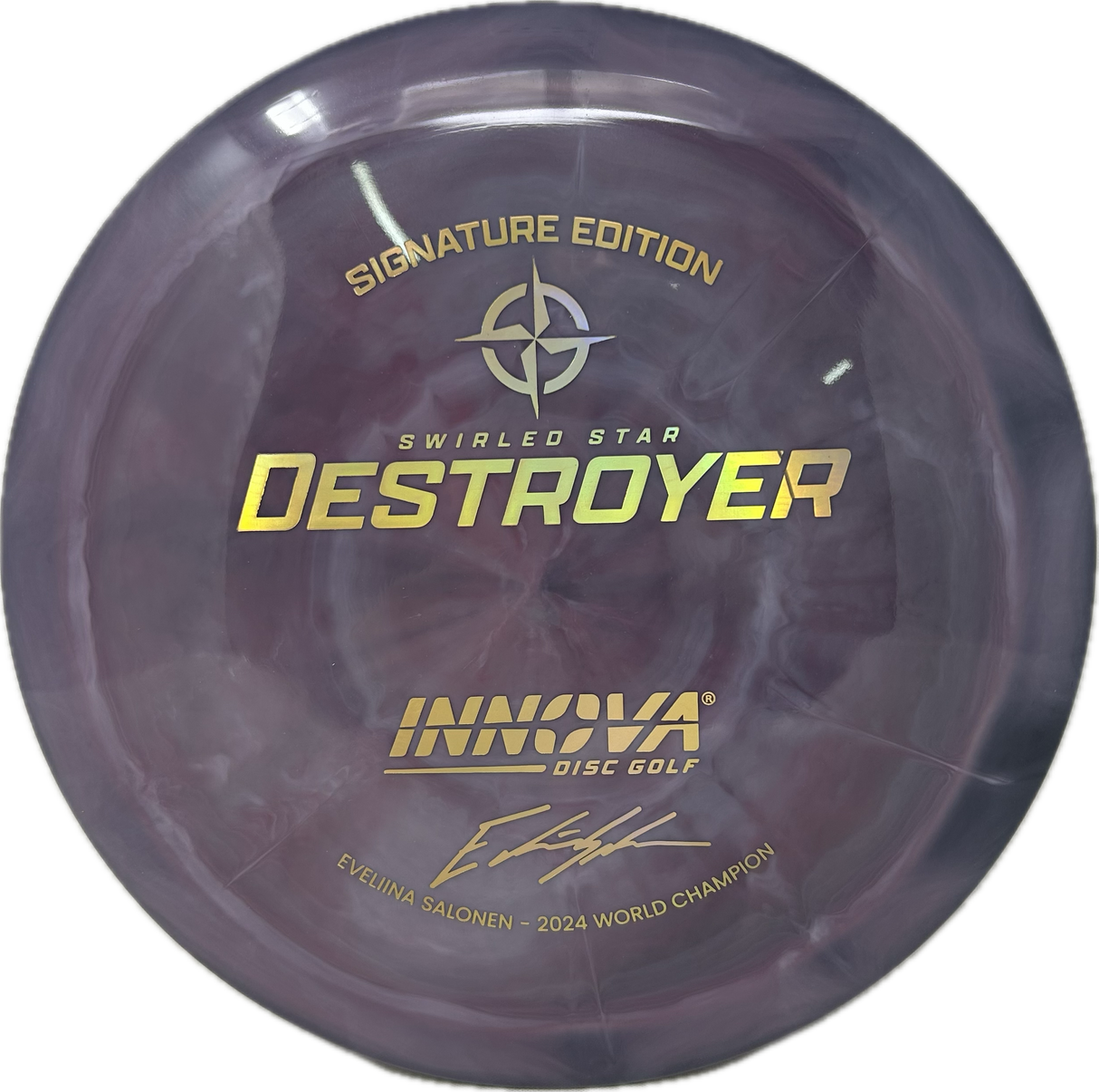 Eveliina Salonen Signature Edition Swirled Star Destroyer-Innova-Foundation Disc Golf