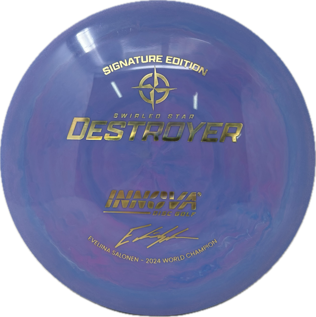 Eveliina Salonen Signature Edition Swirled Star Destroyer-Innova-Foundation Disc Golf