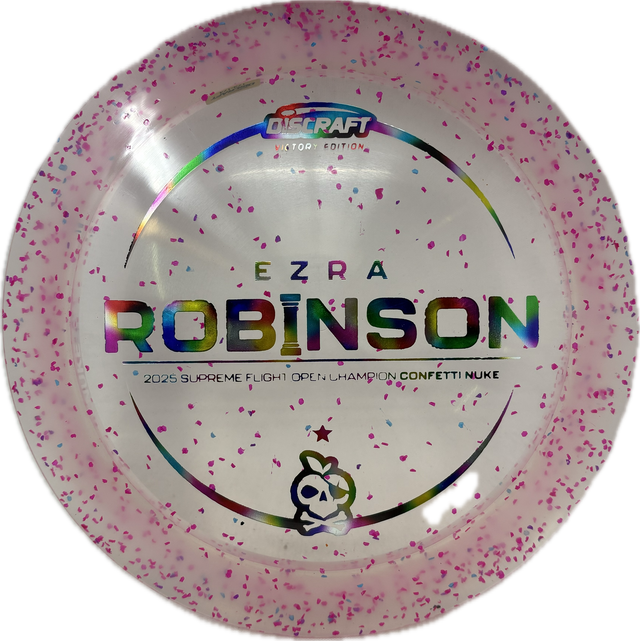 Ezra Robinson Victory Confetti Nuke-Discraft-Foundation Disc Golf