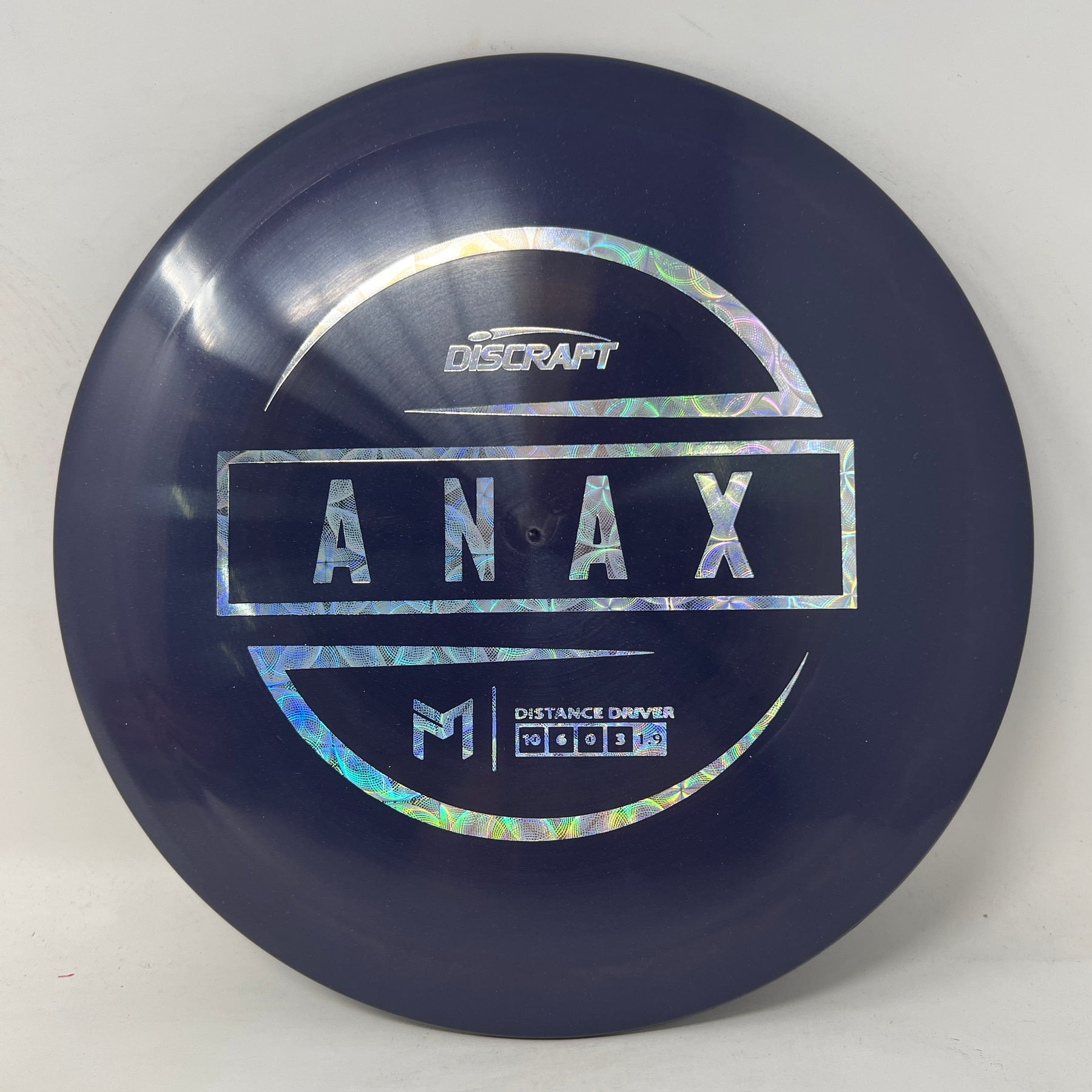 Discraft Paul McBeth Anax Driver – 167–169 Gramm – Speed 10, Glide 6, Turn 0, Fade 3 – Für Lange, Stabile Würfe