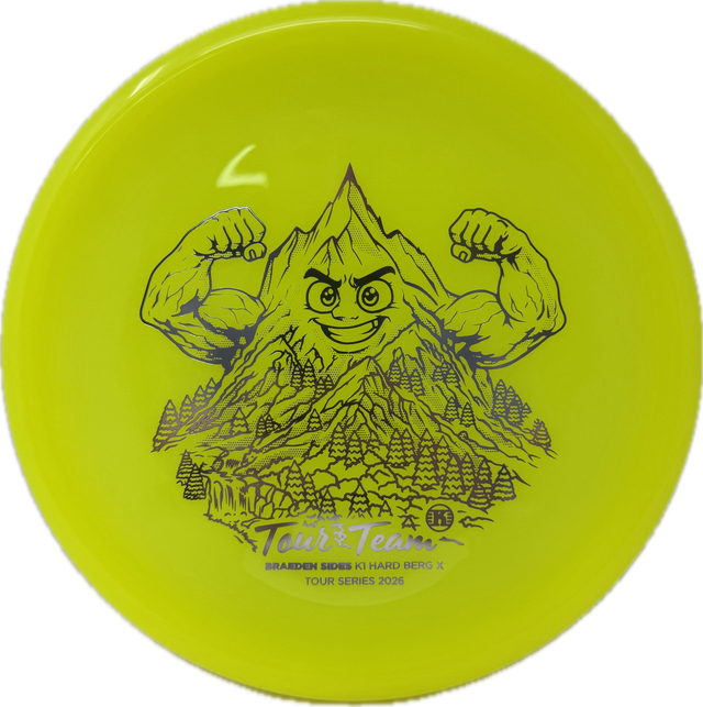 K1 Hard Berg X | Braeden Sides Tour Series 2026-Kastaplast-Foundation Disc Golf