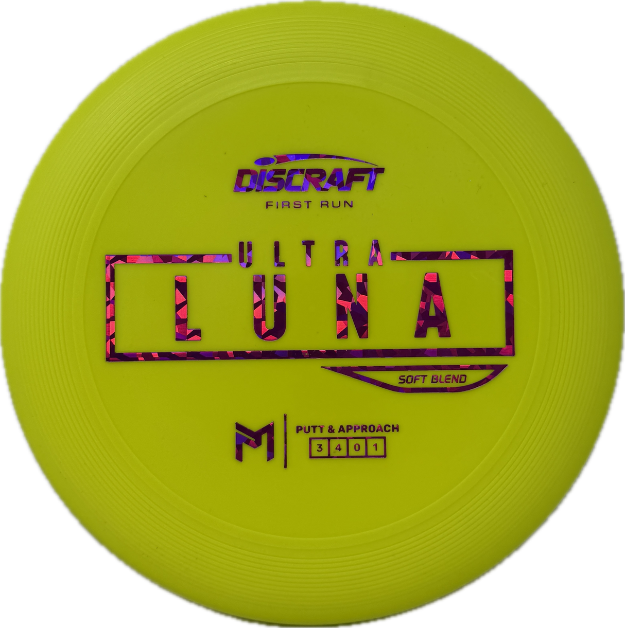First Run UltraLuna-Discraft-Foundation Disc Golf
