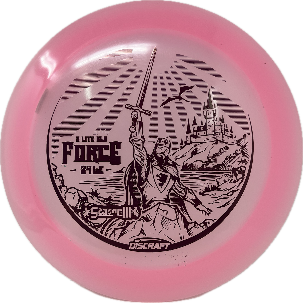Lightweight Z Glo Force | Ledgestone Wave 3-Ledgestone-Foundation Disc Golf