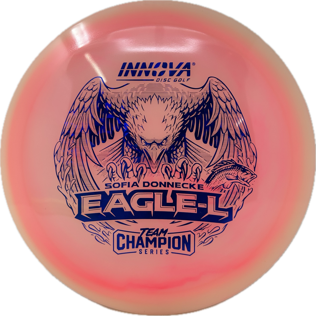 Proto Glow Champion Eagle-L Sofia Donnecke (Team Champion Series)-Innova-Foundation Disc Golf