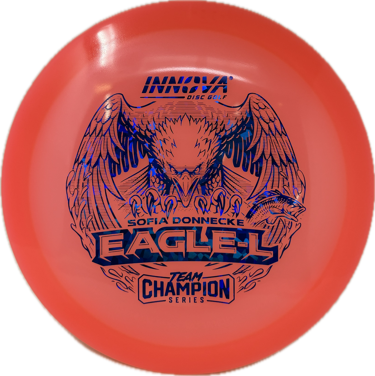 Proto Glow Champion Eagle-L Sofia Donnecke (Team Champion Series)-Innova-Foundation Disc Golf