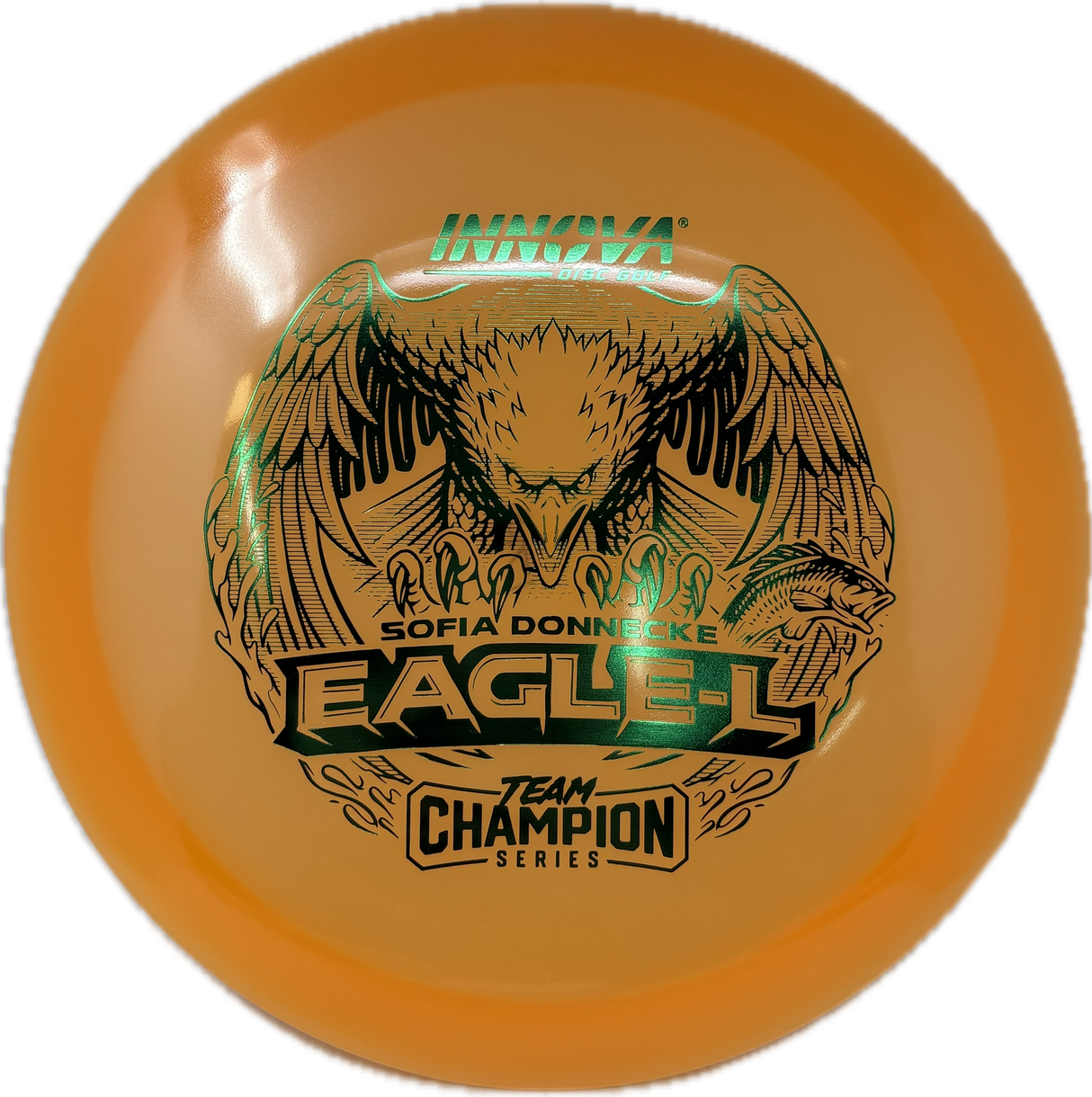 Proto Glow Champion Eagle-L Sofia Donnecke (Team Champion Series)-Innova-Foundation Disc Golf