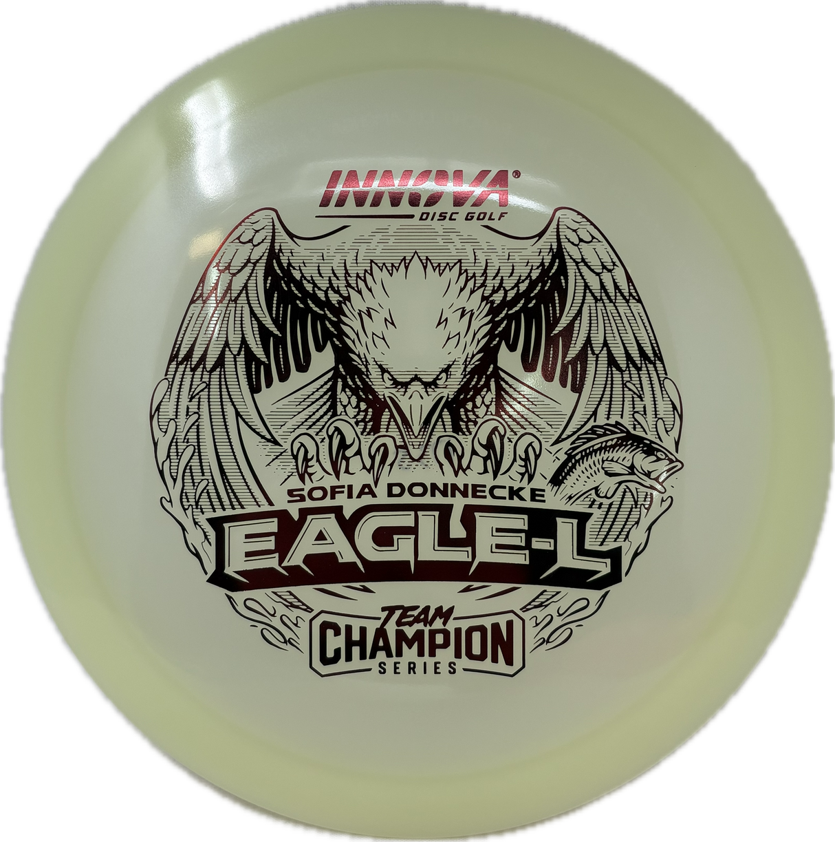 Proto Glow Champion Eagle-L Sofia Donnecke (Team Champion Series)-Innova-Foundation Disc Golf
