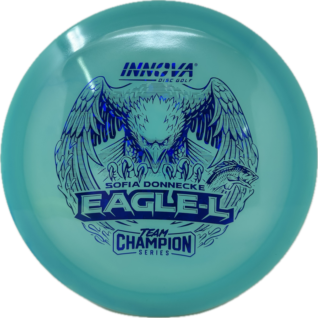 Proto Glow Champion Eagle-L Sofia Donnecke (Team Champion Series)-Innova-Foundation Disc Golf