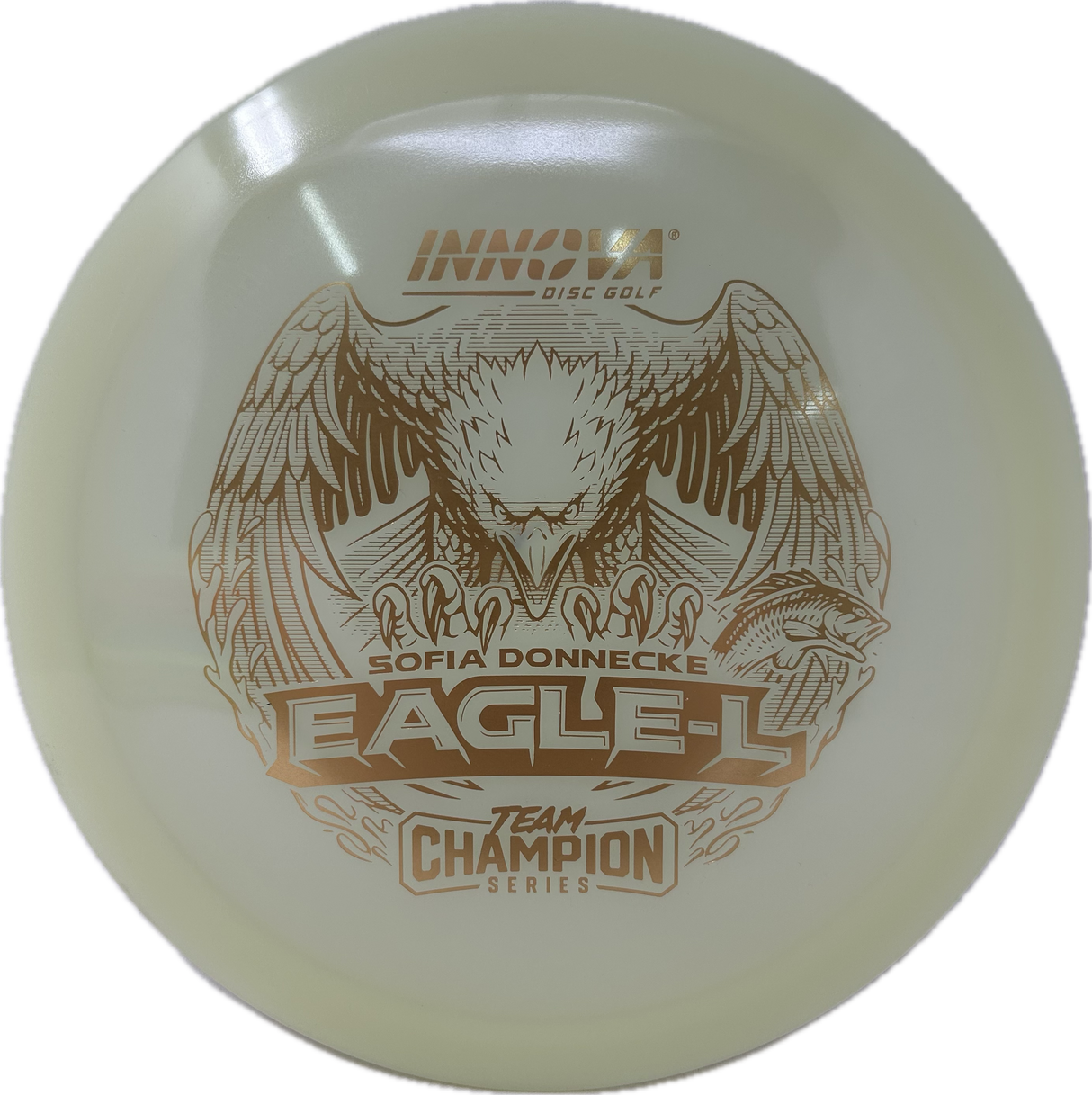 Proto Glow Champion Eagle-L Sofia Donnecke (Team Champion Series)-Innova-Foundation Disc Golf