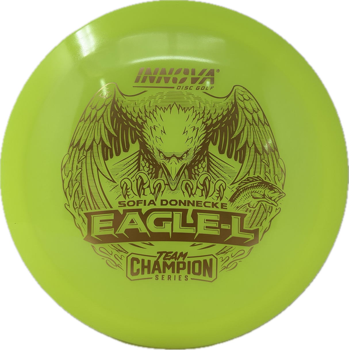 Proto Glow Champion Eagle-L Sofia Donnecke (Team Champion Series)-Innova-Foundation Disc Golf