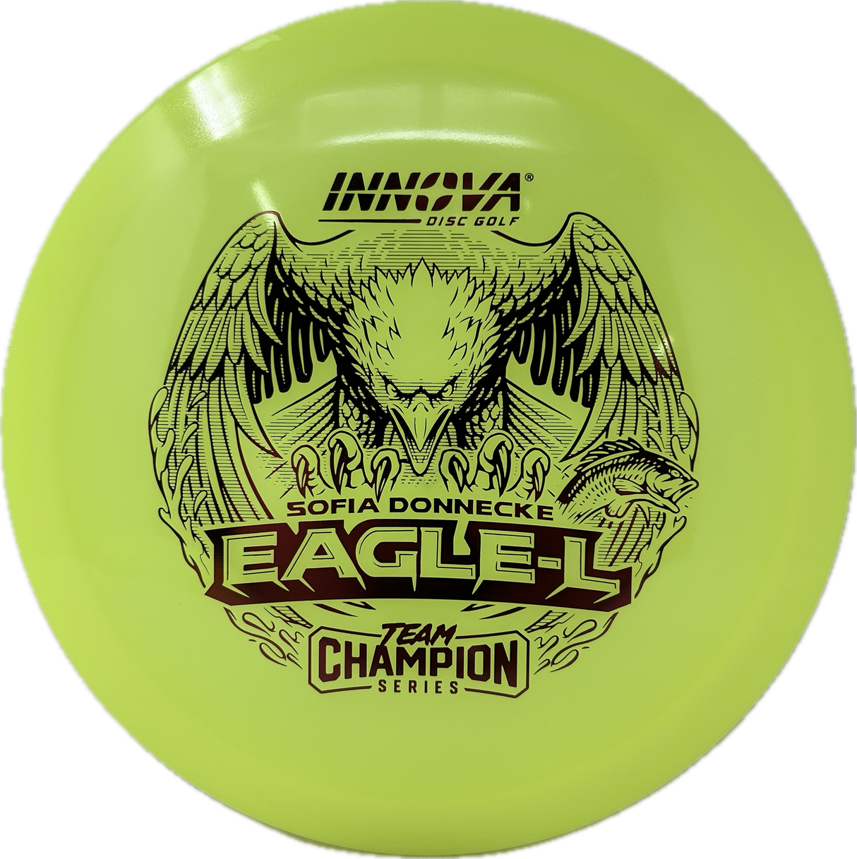 Proto Glow Champion Eagle-L Sofia Donnecke (Team Champion Series)-Innova-Foundation Disc Golf