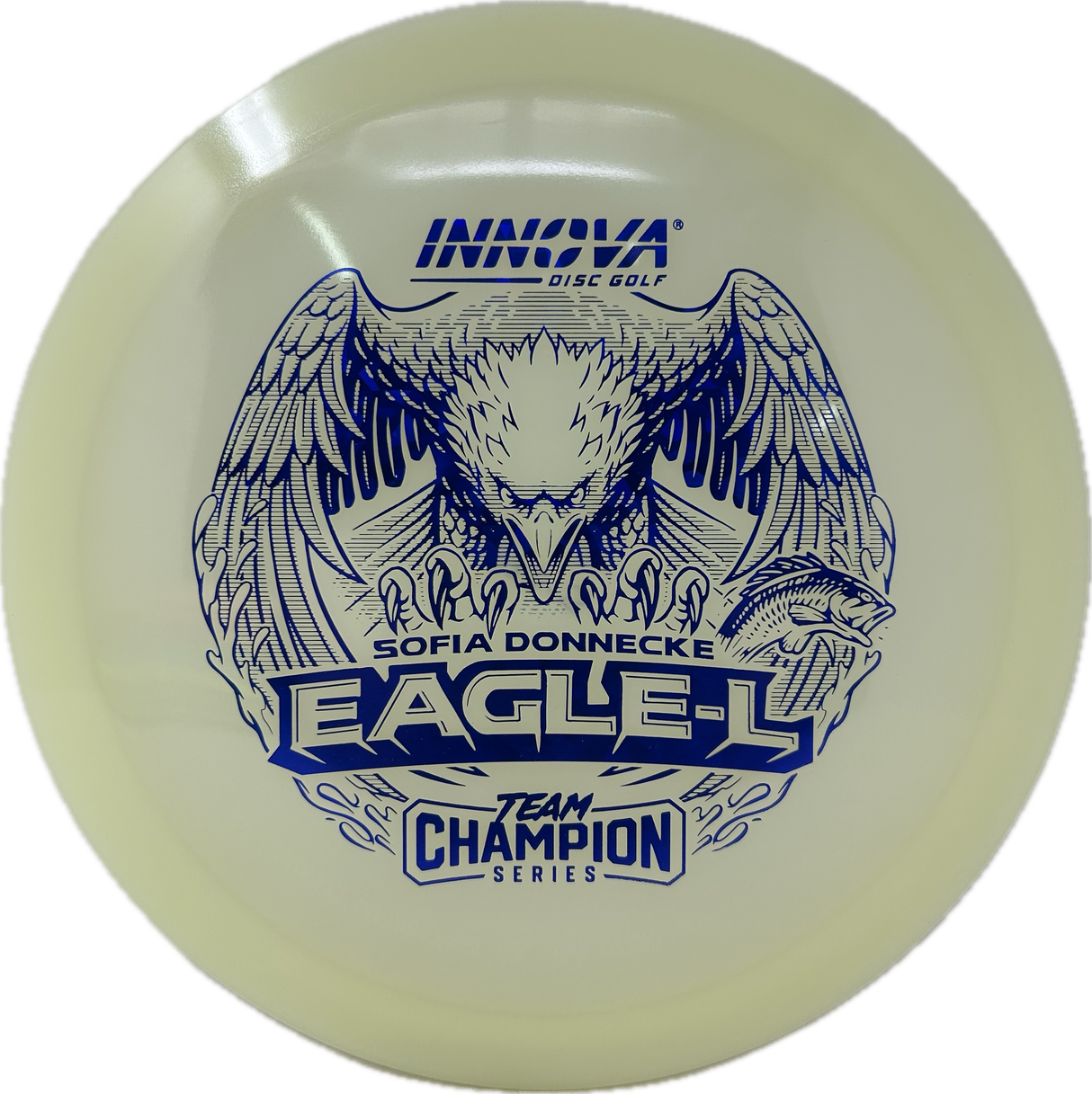 Proto Glow Champion Eagle-L Sofia Donnecke (Team Champion Series)-Innova-Foundation Disc Golf