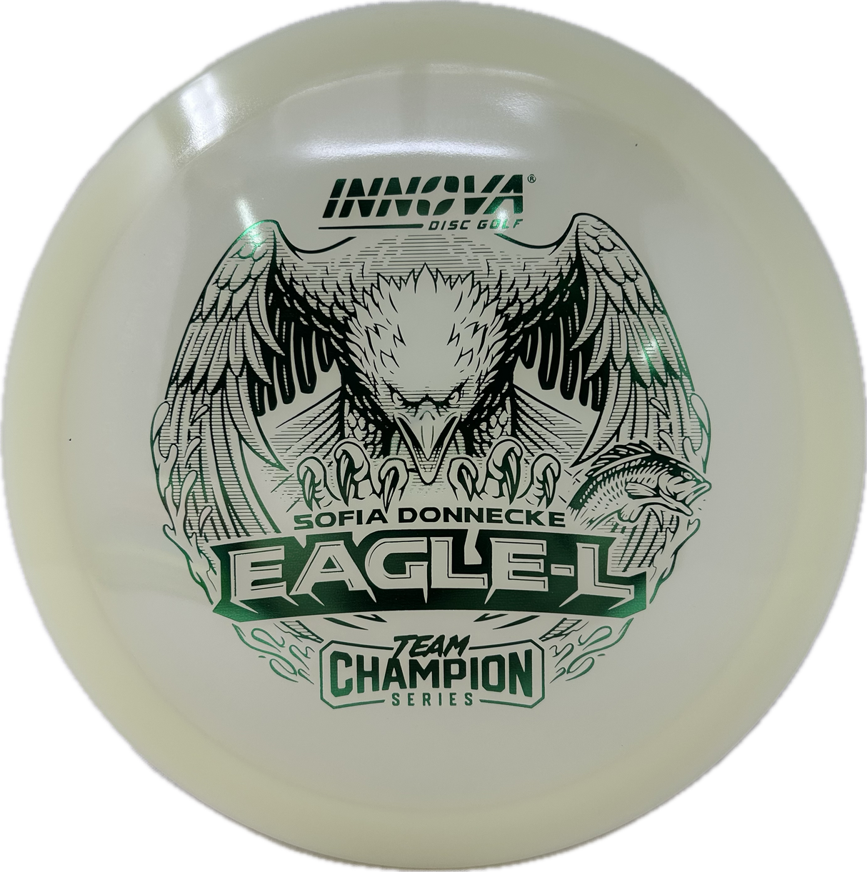 Proto Glow Champion Eagle-L Sofia Donnecke (Team Champion Series)-Innova-Foundation Disc Golf