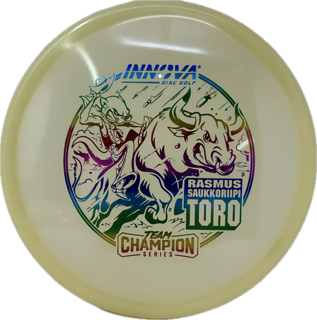 Proto Glow Champion Toro Rasmus Saukkoriipi (Team Champion Series)-Innova-Foundation Disc Golf