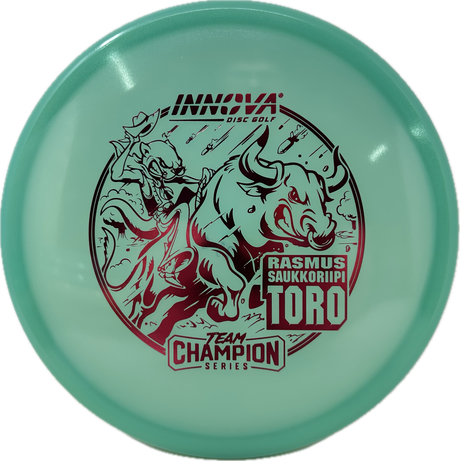 Proto Glow Champion Toro Rasmus Saukkoriipi (Team Champion Series)-Innova-Foundation Disc Golf