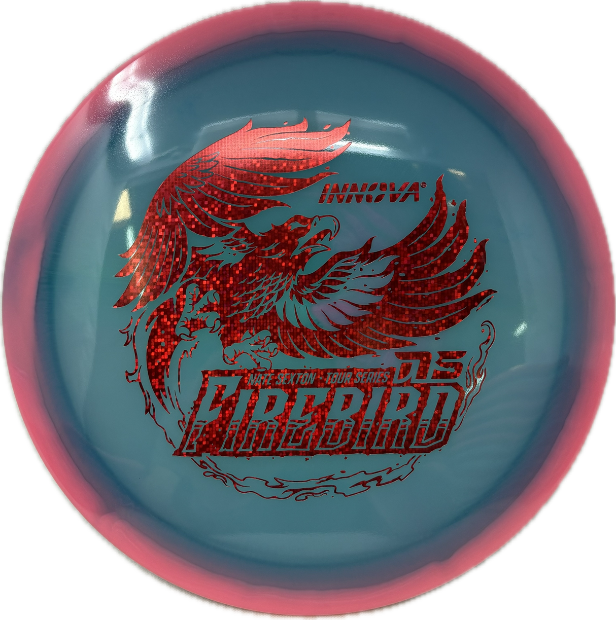 Proto Glow Halo Champion Firebird | Nate Sexton Tour Series-Innova-Foundation Disc Golf