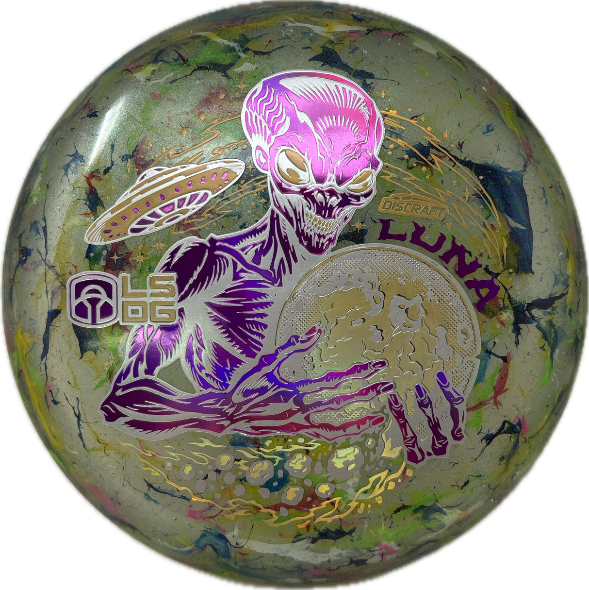 Colorshift Jawbreaker Z FLX Luna | 2026 Ledgestone-Ledgestone-Foundation Disc Golf