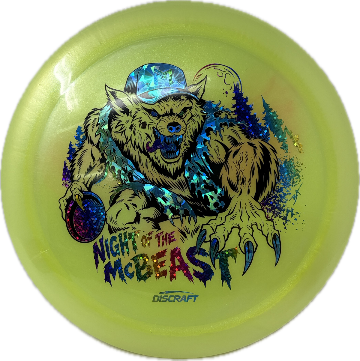 Ares | Night of the McBeast-Discraft-Foundation Disc Golf