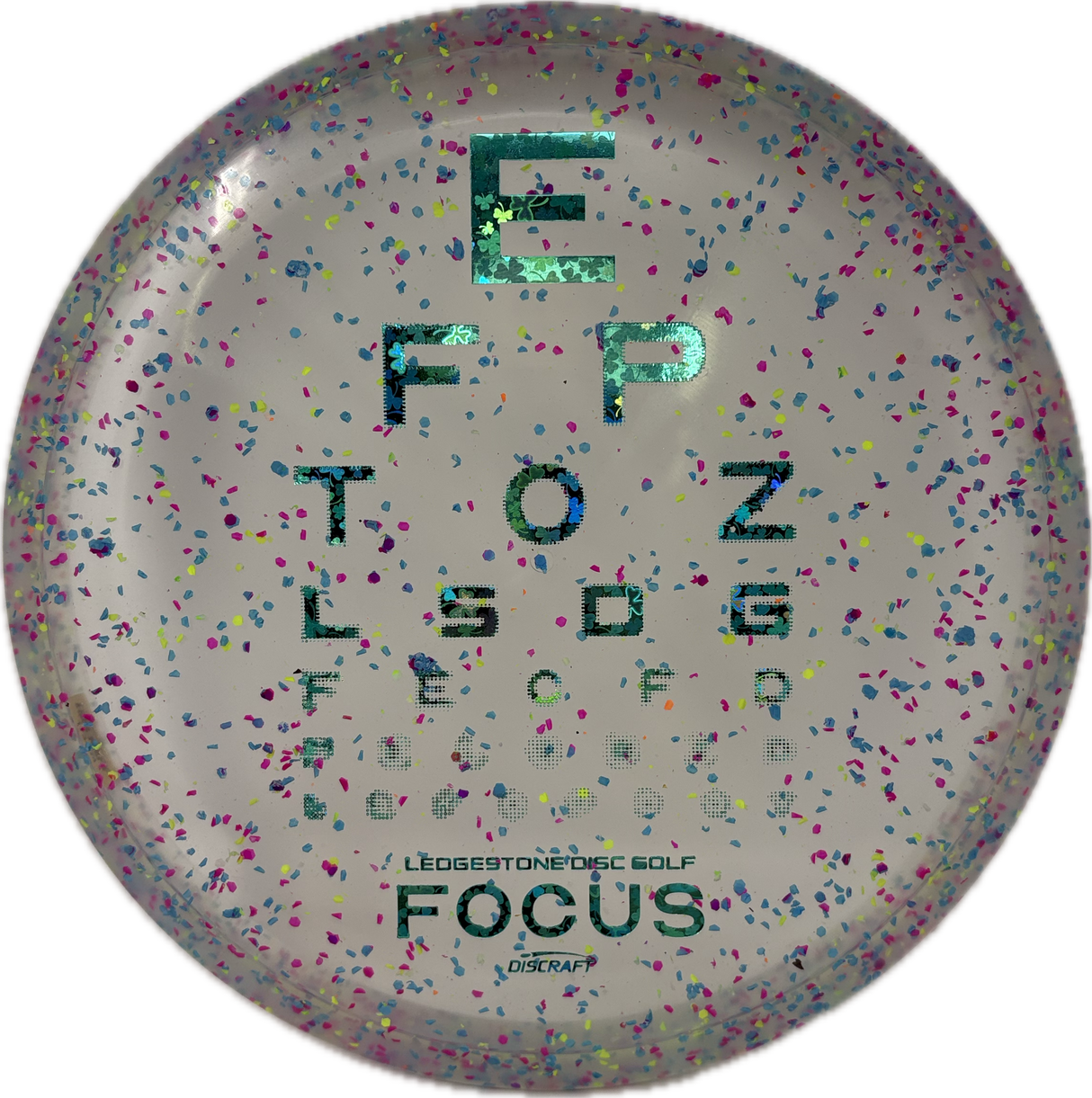 CryZtal FLX Confetti Focus | 2026 Ledgestone-Ledgestone-Foundation Disc Golf