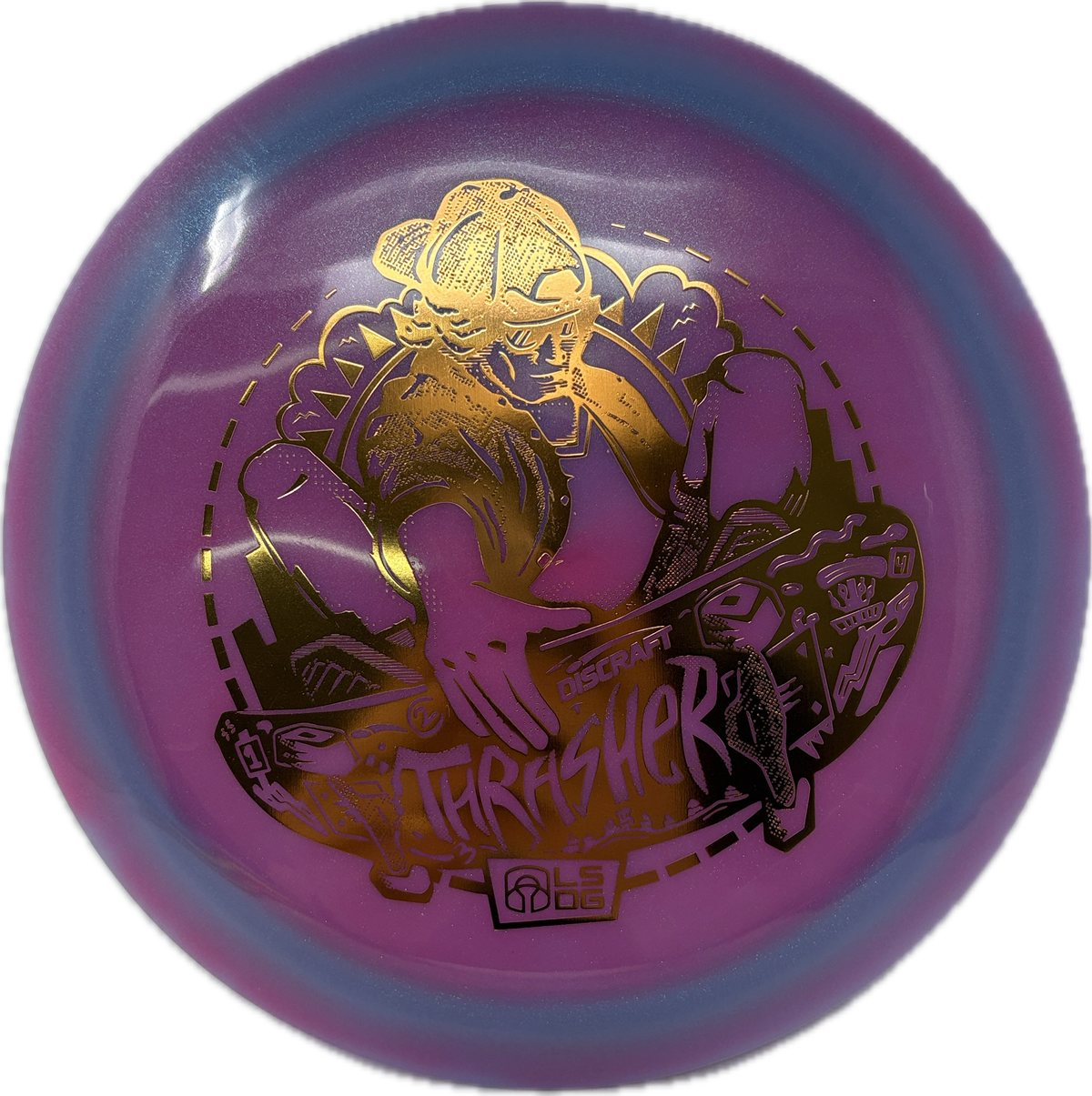 ESP Colorshift Swirl Thrasher | 2026 Ledgestone – Foundation Disc Golf ESP Colorshift Swirl Thrasher | 2026 Ledgestone – Foundation Disc Golf