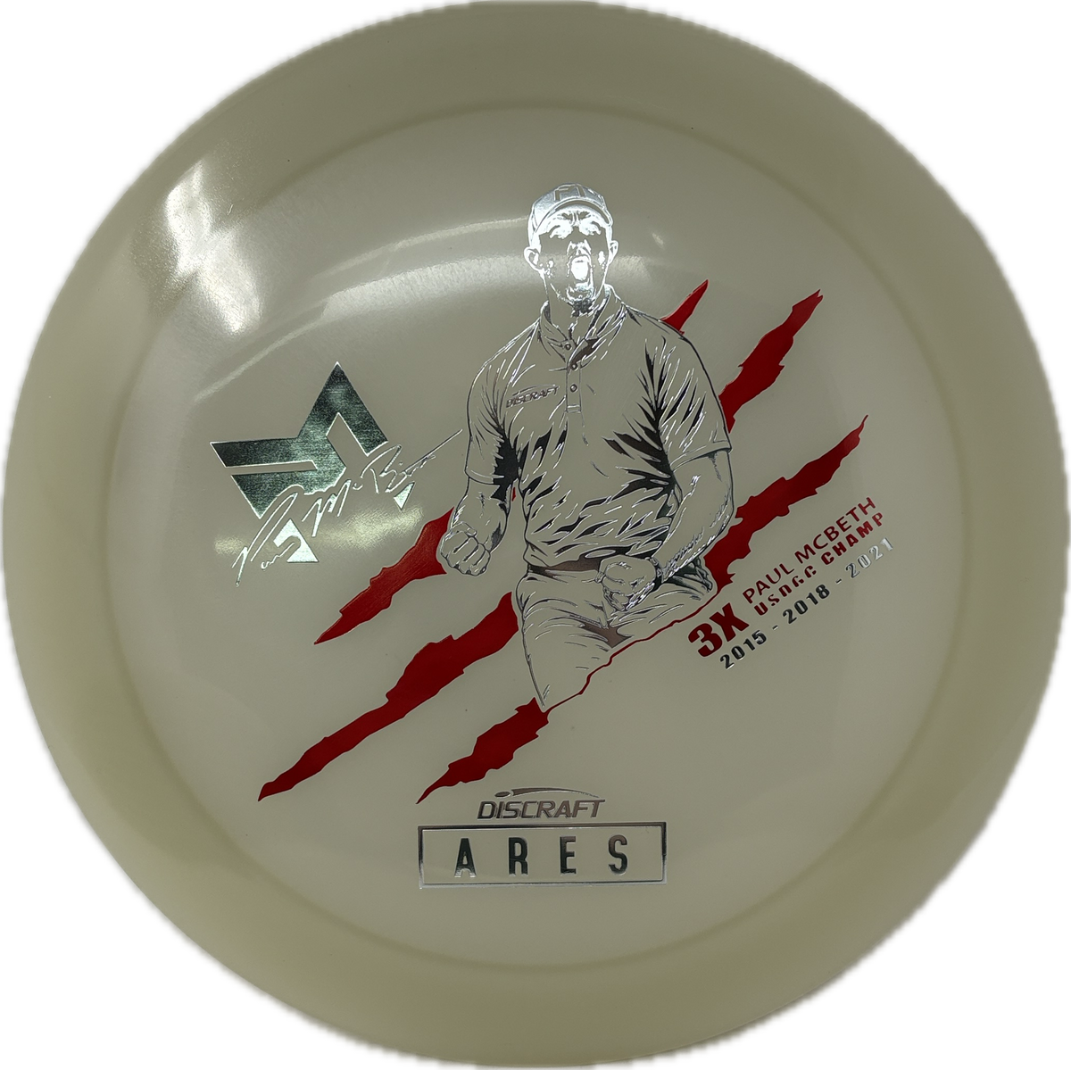 Ares | 3 Claw USDGC-Discraft-Foundation Disc Golf