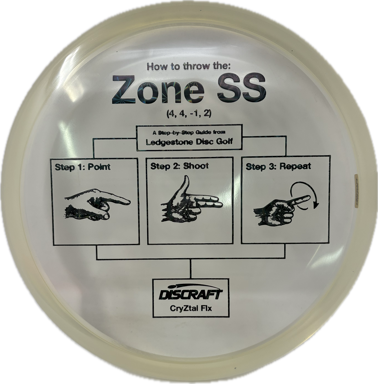 CryZtal FLX Zone SS | Ledgestone Pre-Season-Discraft-Foundation Disc Golf