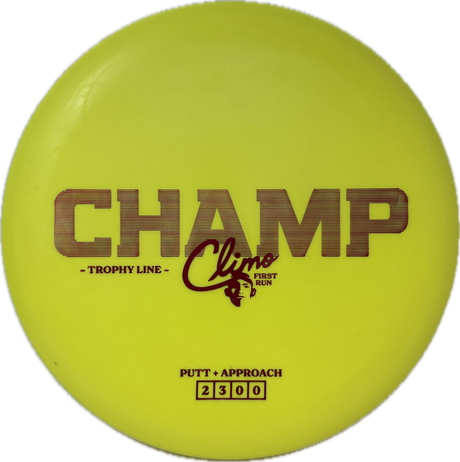First Run Champ
