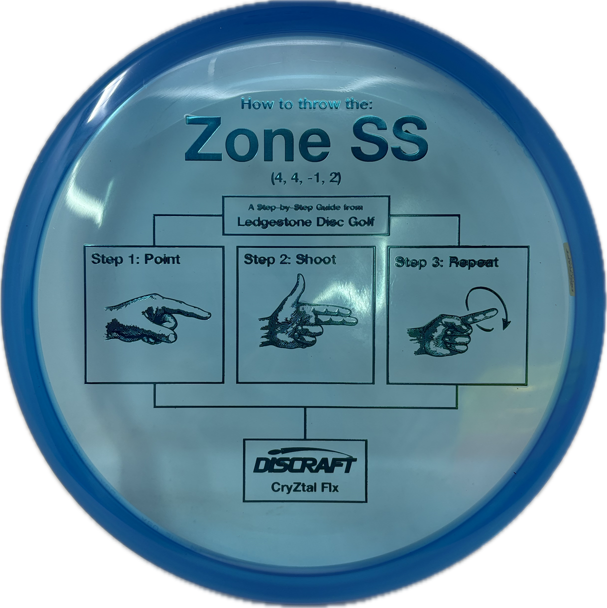 CryZtal FLX Zone SS | Ledgestone Pre-Season-Discraft-Foundation Disc Golf