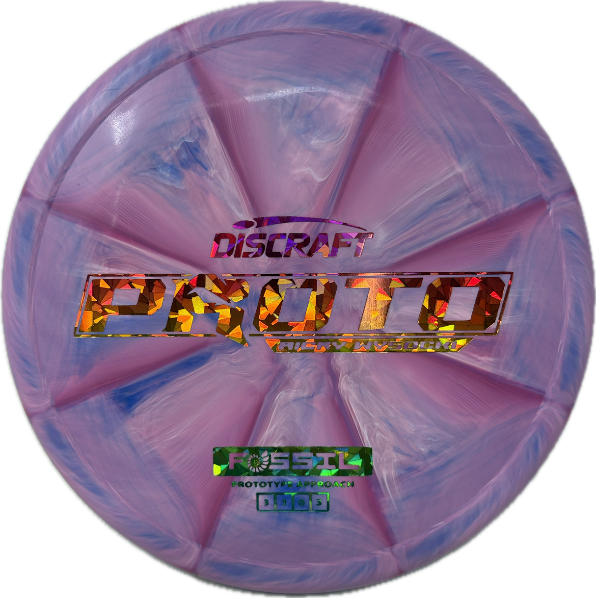Proto Fossil-Discraft-Foundation Disc Golf