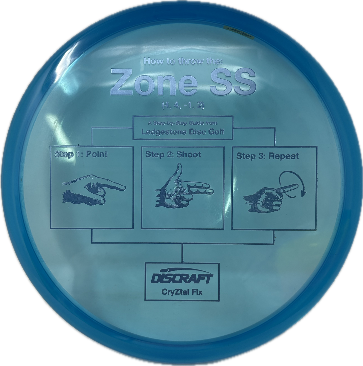 CryZtal FLX Zone SS | Ledgestone Pre-Season-Discraft-Foundation Disc Golf