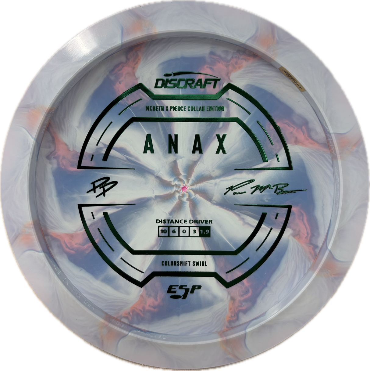 Anax | McBeth X Pierce Collab-Discraft-Foundation Disc Golf