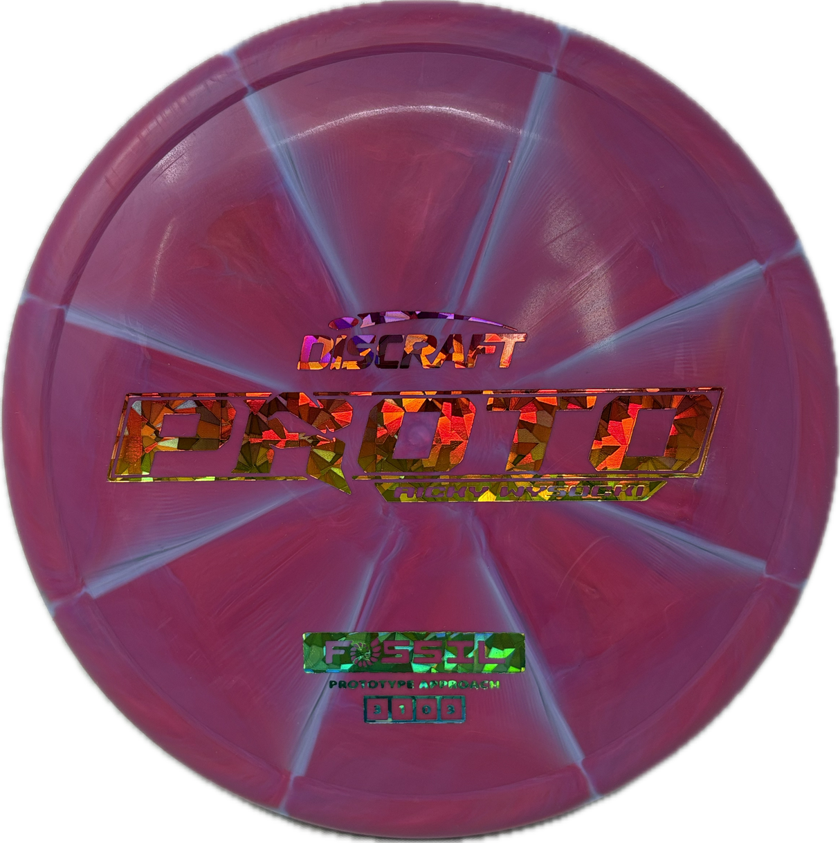 Proto Fossil-Discraft-Foundation Disc Golf