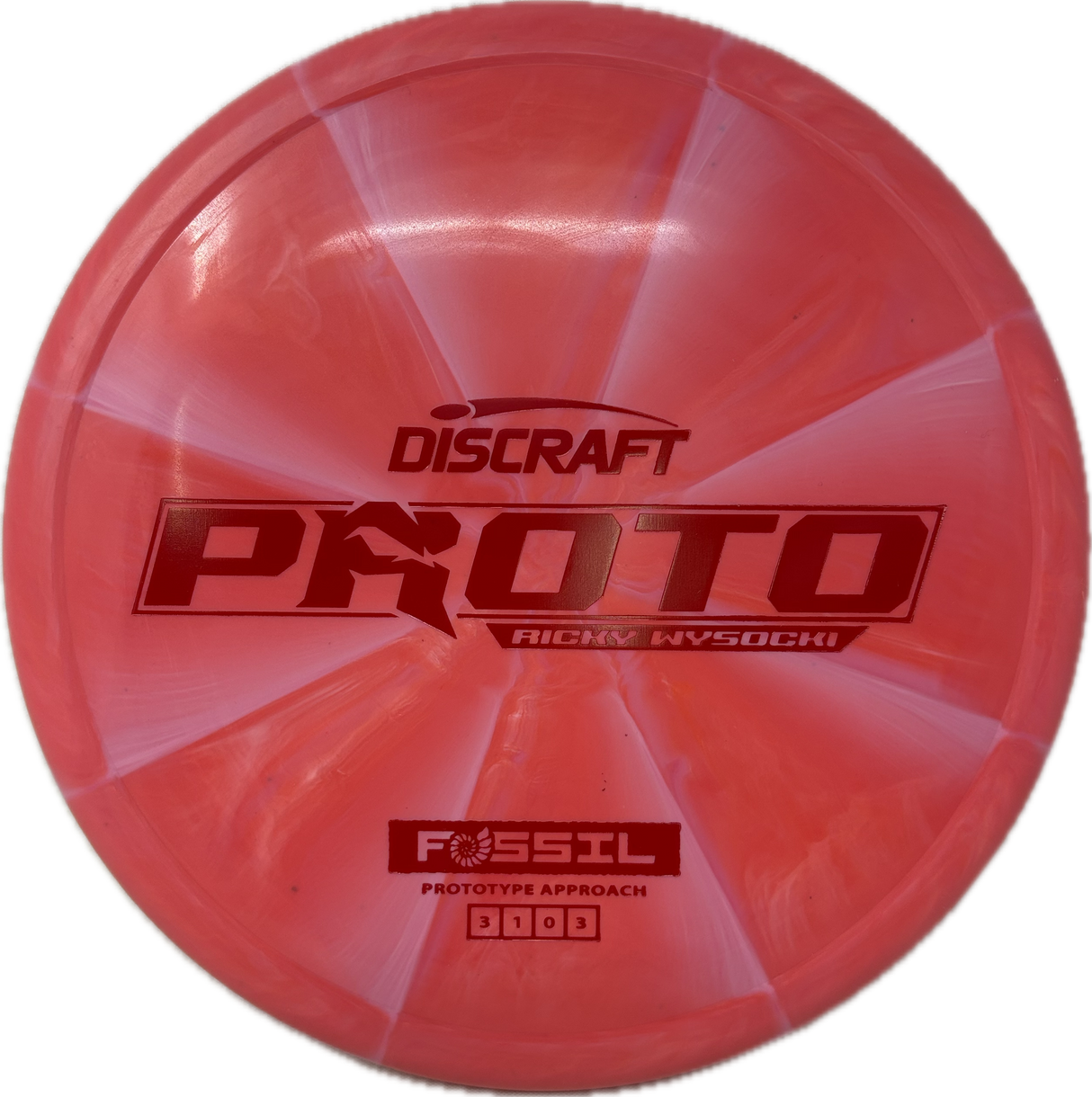 Proto Fossil-Discraft-Foundation Disc Golf