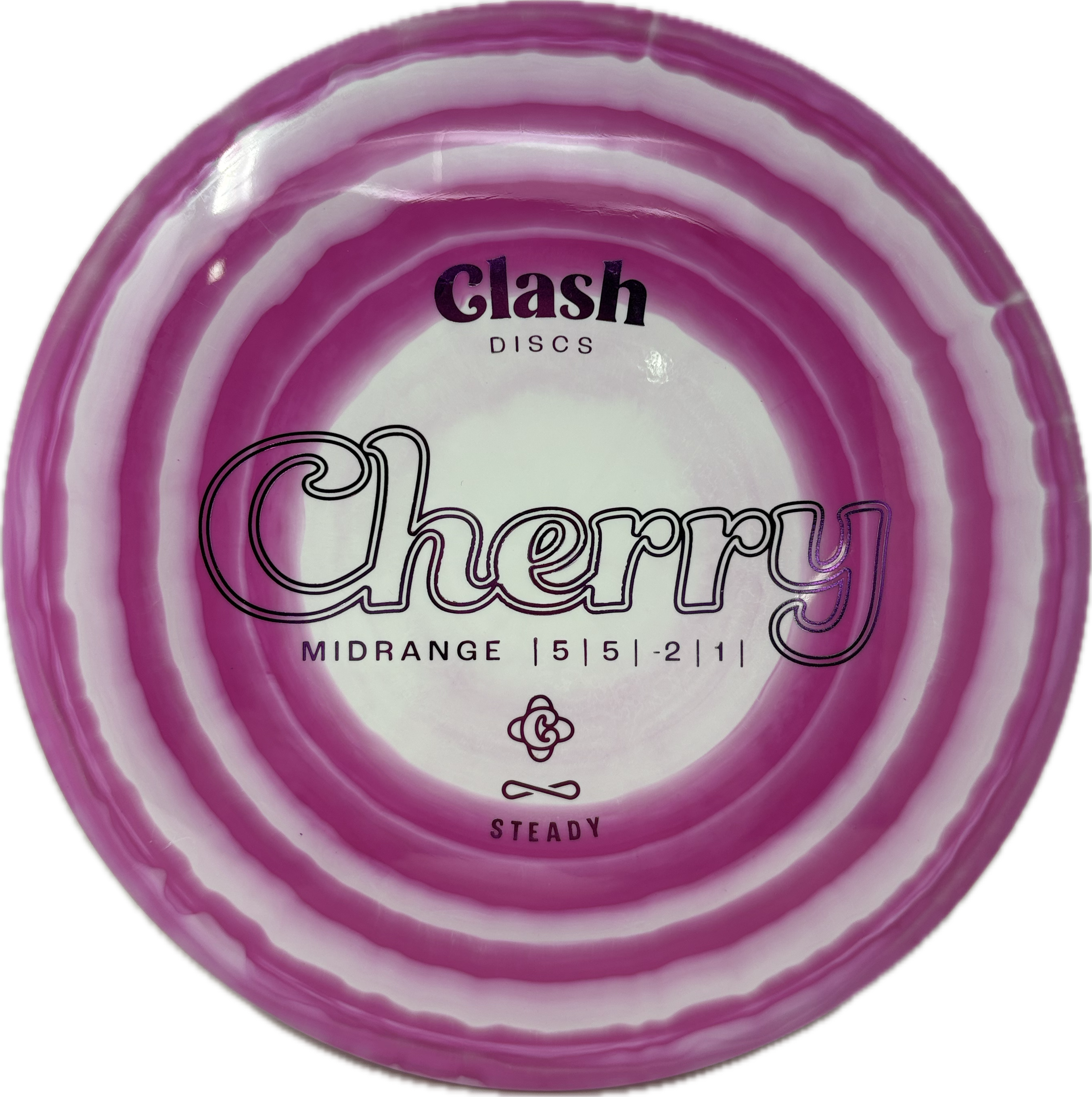 Clash Discs Cherry | Straight Flying Disc Golf Mid-Range