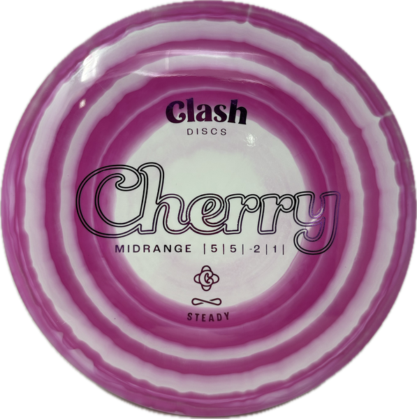 Clash Discs Cherry | Straight Flying Disc Golf Mid-Range