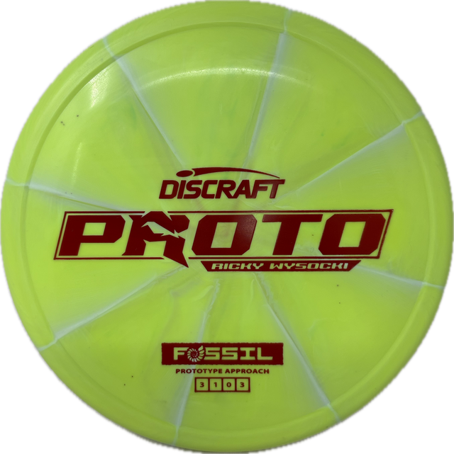 Proto Fossil-Discraft-Foundation Disc Golf