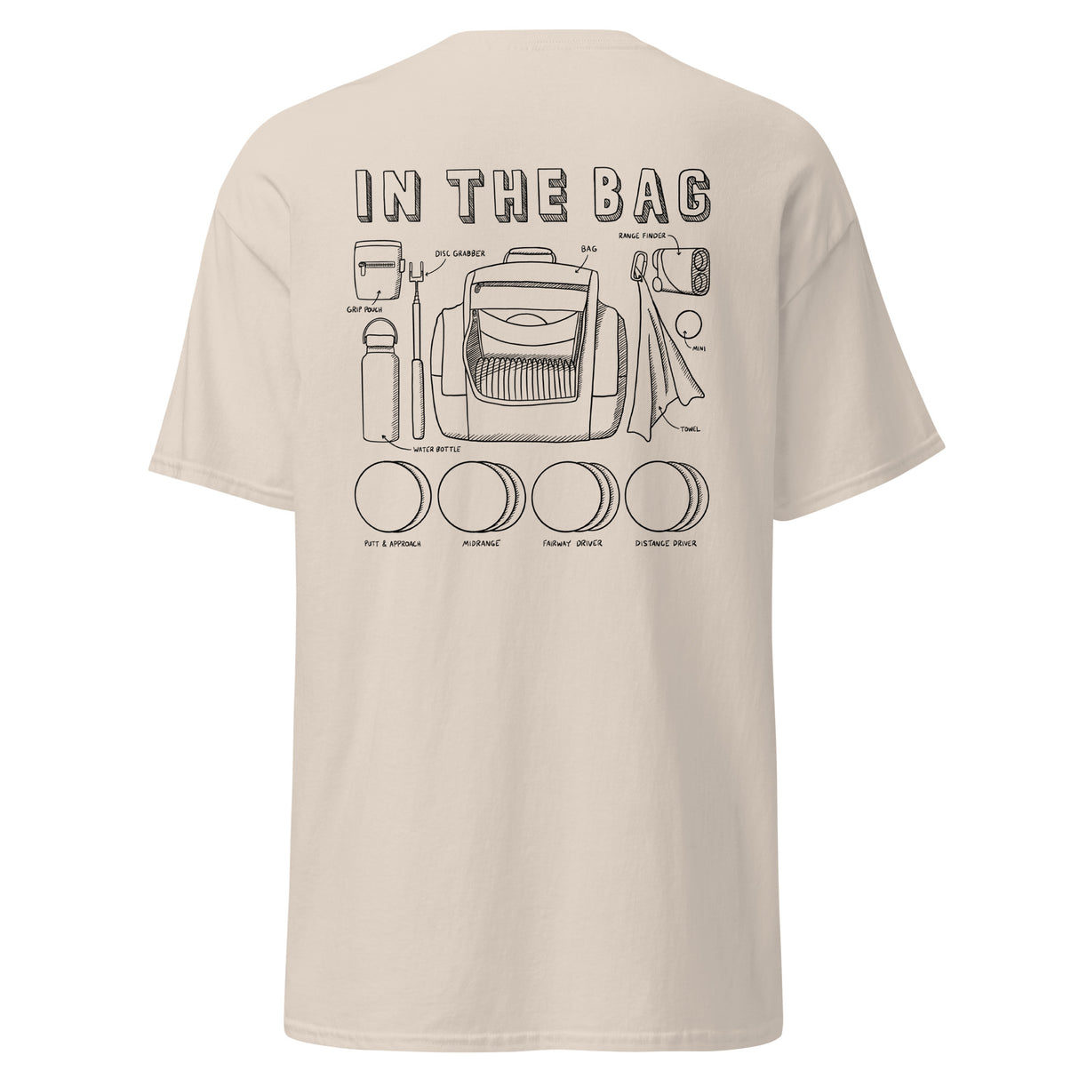 In The Bag Schematic Back Men's classic tee