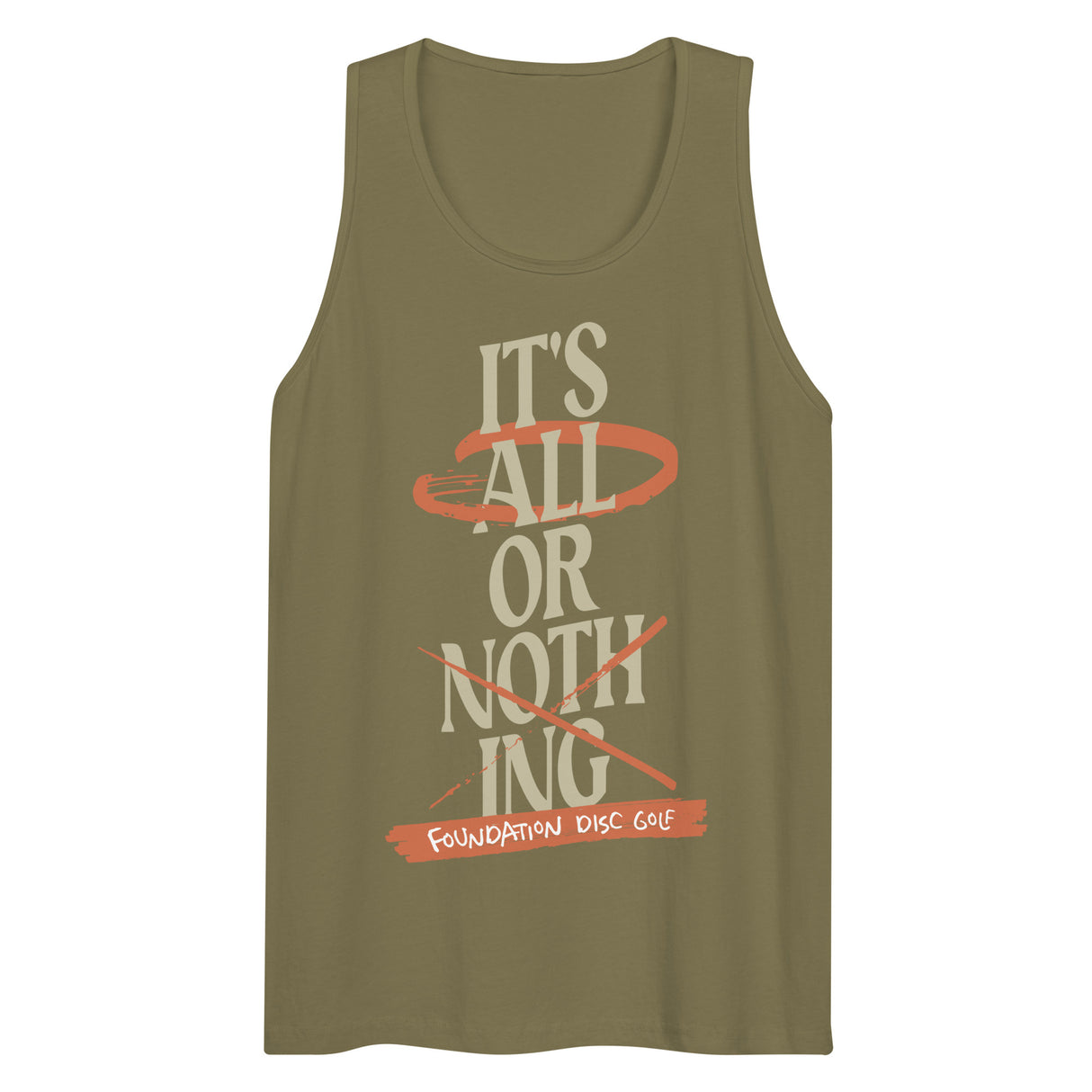 All or Nothing Men’s premium tank top