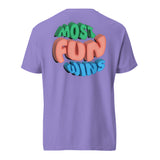 Most Fun Wins garment-dyed heavyweight t-shirt