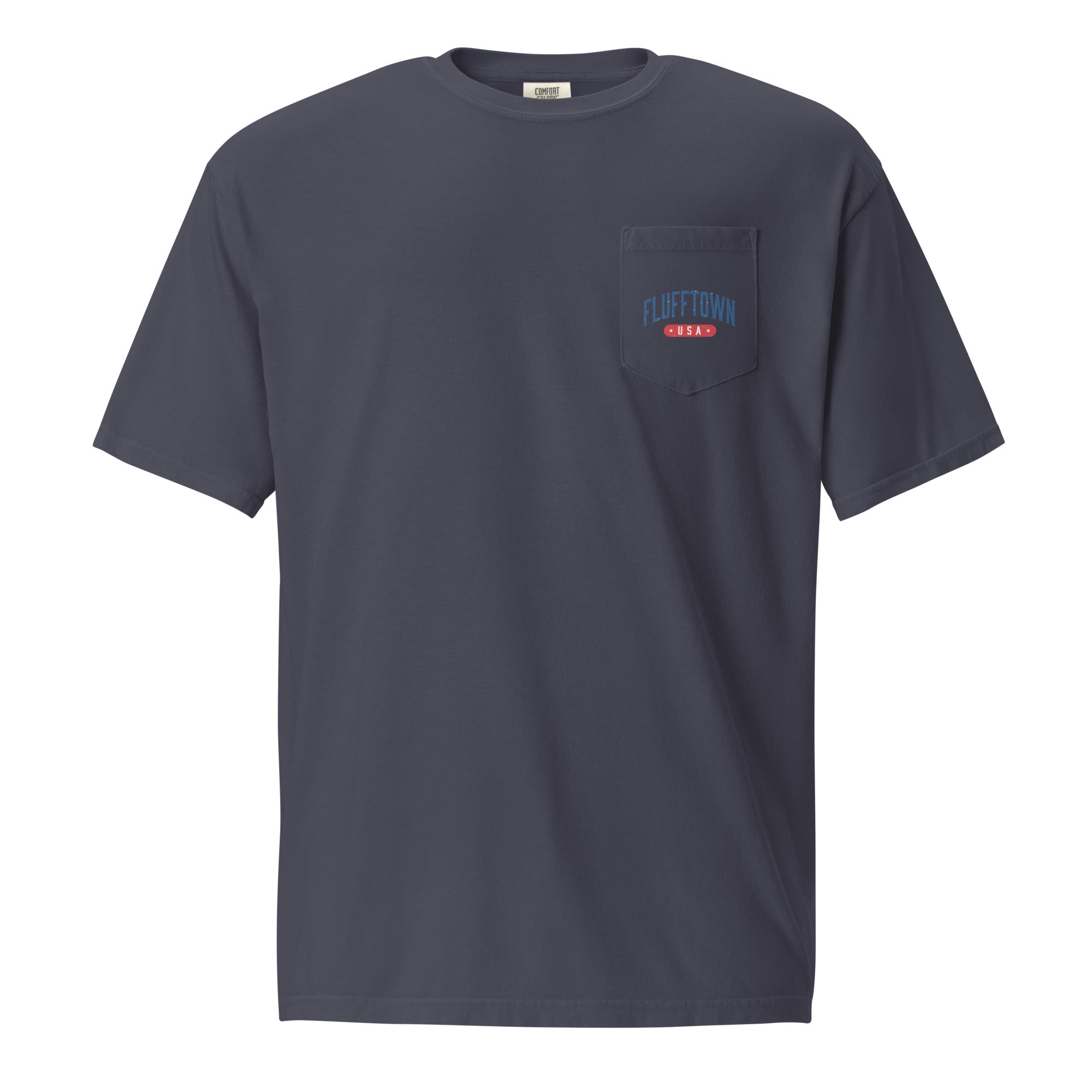 Flufftown Main St. Unisex garment-dyed pocket t-shirt – Foundation